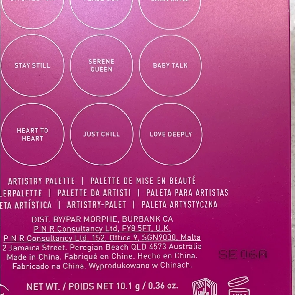 Morphe ~ ‘9B CALM ME BABY’ Artistry Eyeshadow Palette ~ Full Size ~ NIB - Picture 12 of 16